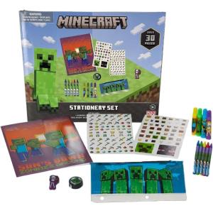 imageInnovative Designs Pokemon Kids Coloring Art and Sticker Set 30 Pcs amp Craft Supplies with Pencil CaseMinecraft