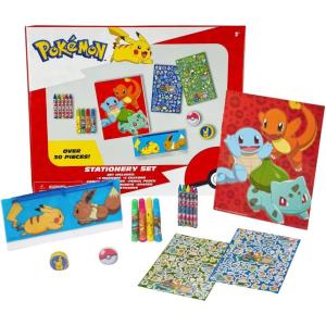 imageInnovative Designs Pokemon Kids Coloring Art and Sticker Set 30 Pcs amp Craft Supplies with Pencil CasePokemon