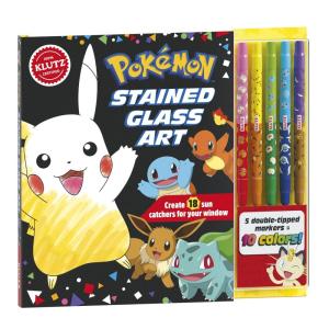 imageKLUTZ Pokmon Stained Glass Art Craft Kit Medium