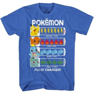 imageMad Engine Pokemon Boys TShirt  Character Shirt for Boys or GirlsBlue