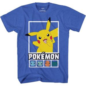 imageMad Engine Pokemon Boys TShirt  Character Shirt for Boys or GirlsHeather Blue