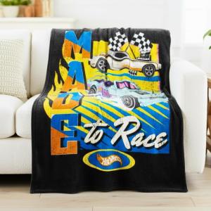 imagePokemon Anime Pikachu and Eevee Kids Bedding Super Soft Micro Raschel Throw 46 in x 60 in Official Licensed Product by FrancoHot Wheels  Made to Race