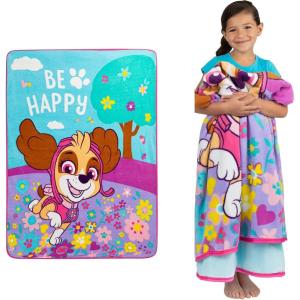 imagePokemon Anime Pikachu and Eevee Kids Bedding Super Soft Micro Raschel Throw 46 in x 60 in Official Licensed Product by FrancoPaw Patrol Girls