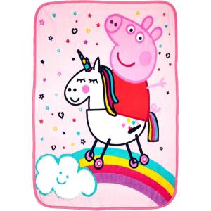 imagePokemon Anime Pikachu and Eevee Kids Bedding Super Soft Micro Raschel Throw 46 in x 60 in Official Licensed Product by FrancoPeppa Pig