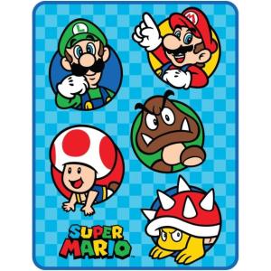 imagePokemon Anime Pikachu and Eevee Kids Bedding Super Soft Micro Raschel Throw 46 in x 60 in Official Licensed Product by FrancoSuper Mario Opt 2