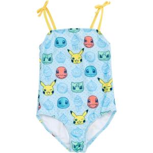 imagePokemon Girls UPF 50 One Piece Bathing Suit Little Kid to Big KidBlue