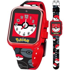 imagePokmon Interactive Kids Smartwatch  Touchscreen Watch with Games Camera Voice Recorder Step Tracker Alarm amp Timer  10 Pokmon Watch Faces USB Rechargeable  Fits Wrists 55 to 8Red