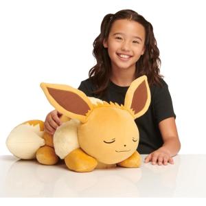 imagePokmon Pikachu Sleeping Plush  18Inch Premium Plush in Sleeping PoseEevee