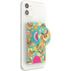 imagePopSockets Phone Wallet with Expanding Kickstand Phone Card Holder Pokemon  Eevee Evolution PartyFlower Eevee