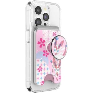 imagePopSockets Phone Wallet with Expanding Kickstand Phone Card Holder Pokemon  Eevee Evolution PartySylveons Dream