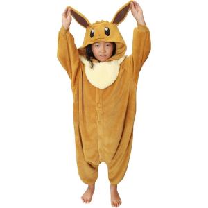 imageSAZAC Kigurumi  Pokemon  Eevee  Onesie Jumpsuit Halloween Costume  Kids Size 59 Year Old