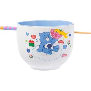imageSilver Buffalo Pokemon Pikachu Ceramic Ramen Noodle Rice Bowl with Chopsticks Microwave Safe 20 OuncesCare Bears Ramen and Sushi