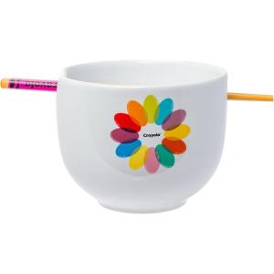 imageSilver Buffalo Pokemon Pikachu Ceramic Ramen Noodle Rice Bowl with Chopsticks Microwave Safe 20 OuncesCrayola