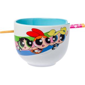 imageSilver Buffalo Pokemon Pikachu Ceramic Ramen Noodle Rice Bowl with Chopsticks Microwave Safe 20 OuncesPowerpuff Girls Girl Power