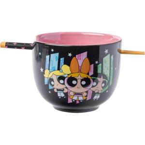 imageSilver Buffalo Pokemon Pikachu Ceramic Ramen Noodle Rice Bowl with Chopsticks Microwave Safe 20 OuncesPowerpuff Girls Group