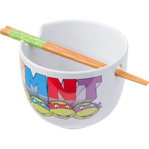 imageSilver Buffalo Pokemon Pikachu Ceramic Ramen Noodle Rice Bowl with Chopsticks Microwave Safe 20 OuncesTeenage Mutant Ninja Turtles