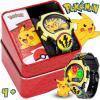 imageAccutime Kids Pokemon Digital LCD Quartz Watch for Boys Girls and Adults All AgesBlack and Yellow