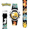 imageAccutime Kids Pokemon Digital LCD Quartz Watch for Boys Girls and Adults All AgesPikachu Black