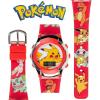 imageAccutime Kids Pokemon Digital LCD Quartz Watch for Boys Girls and Adults All AgesPikachu Red
