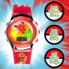 imageAccutime Kids Pokemon Digital LCD Quartz Watch for Boys Girls and Adults All AgesPikachu Red