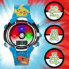 imageAccutime Kids Pokemon Digital LCD Quartz Watch for Boys Girls and Adults All AgesPokeball Blue