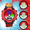 imageAccutime Kids Pokemon Digital LCD Quartz Watch for Boys Girls and Adults All AgesPokeball Red Black