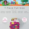imageFranco Kids Bedding Super Soft Comforter and Sheet Set with Sham 7 Piece Full Size PokemonDora the Explorer