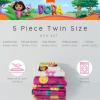 imageFranco Kids Bedding Super Soft Comforter and Sheet Set with Sham 7 Piece Full Size PokemonDora the Explorer