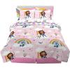 imageFranco Kids Bedding Super Soft Comforter and Sheet Set with Sham 7 Piece Full Size PokemonGabbys Dollhouse