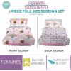 imageFranco Kids Bedding Super Soft Comforter and Sheet Set with Sham 7 Piece Full Size PokemonGabbys Dollhouse