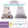 imageFranco Kids Bedding Super Soft Comforter and Sheet Set with Sham 7 Piece Full Size PokemonGabbys Dollhouse
