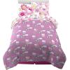 imageFranco Kids Bedding Super Soft Comforter and Sheet Set with Sham 7 Piece Full Size PokemonHello Kitty  Rainbow Garden