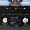 imageFranco Kids Bedding Super Soft Comforter and Sheet Set with Sham 7 Piece Full Size PokemonHow to Train Your Dragon
