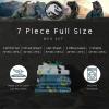 imageFranco Kids Bedding Super Soft Comforter and Sheet Set with Sham 7 Piece Full Size PokemonJurassic World  Worldwide Dinos