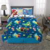 imageFranco Kids Bedding Super Soft Comforter and Sheet Set with Sham 7 Piece Full Size PokemonMario