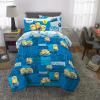 imageFranco Kids Bedding Super Soft Comforter and Sheet Set with Sham 7 Piece Full Size PokemonMinions the Rise of Gru