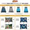 imageFranco Kids Bedding Super Soft Comforter and Sheet Set with Sham 7 Piece Full Size PokemonNaruto