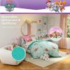 imageFranco Kids Bedding Super Soft Comforter and Sheet Set with Sham 7 Piece Full Size PokemonPaw Patrol Girl  Soar Like Skye