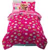 imageFranco Kids Bedding Super Soft Comforter and Sheet Set with Sham 7 Piece Full Size PokemonPaw Patrol Girls