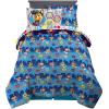 imageFranco Kids Bedding Super Soft Comforter and Sheet Set with Sham 7 Piece Full Size PokemonPaw Patrol Movie