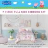 imageFranco Kids Bedding Super Soft Comforter and Sheet Set with Sham 7 Piece Full Size PokemonPeppa Pig