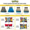 imageFranco Kids Bedding Super Soft Comforter and Sheet Set with Sham 7 Piece Full Size PokemonPokemon