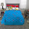 imageFranco Kids Bedding Super Soft Comforter and Sheet Set with Sham 7 Piece Full Size PokemonPokemon