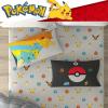imageFranco Kids Bedding Super Soft Comforter and Sheet Set with Sham 7 Piece Full Size PokemonPokemon Color Lines