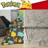 imageFranco Kids Bedding Super Soft Comforter and Sheet Set with Sham 7 Piece Full Size PokemonPokemon Color Lines
