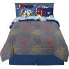 imageFranco Kids Bedding Super Soft Comforter and Sheet Set with Sham 7 Piece Full Size PokemonSonic the Hedgehog