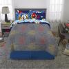 imageFranco Kids Bedding Super Soft Comforter and Sheet Set with Sham 7 Piece Full Size PokemonSonic the Hedgehog