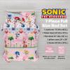 imageFranco Kids Bedding Super Soft Comforter and Sheet Set with Sham 7 Piece Full Size PokemonSonic the Hedgehog Girl