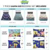 imageFranco Kids Bedding Super Soft Comforter and Sheet Set with Sham 7 Piece Full Size PokemonSpongebob Squarepants