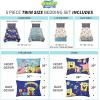 imageFranco Kids Bedding Super Soft Comforter and Sheet Set with Sham 7 Piece Full Size PokemonSpongebob Squarepants